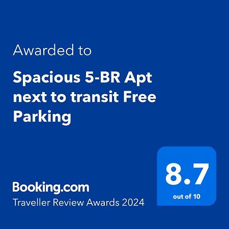 Spacious 5-Br Apt Next To Transit Free Parking Chicago Exterior foto